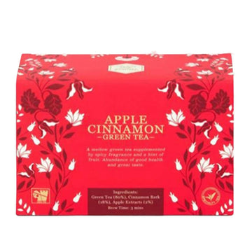 Mittal Teas Apple Cinnamon Green Tea - Eco Friendly Bags
