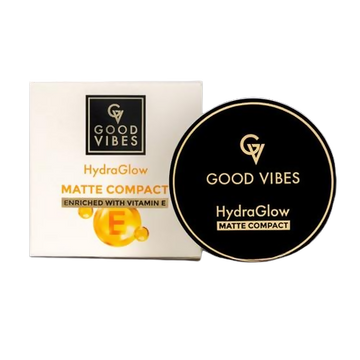 Good Vibes HydraGlow Matte Compact - Rich Ivory 01