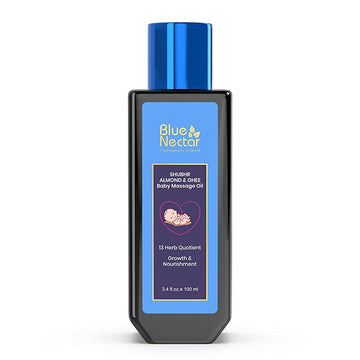 Blue Nectar Shubhr Baby Massage Oil with Ghee Almond