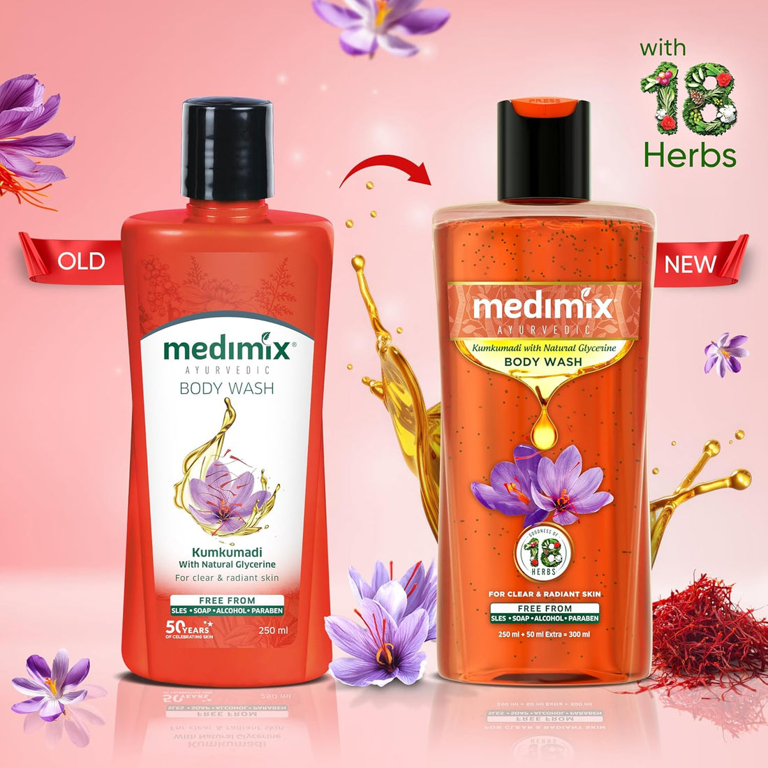 Medimix Ayurvedic Kumkumadi Body Wash