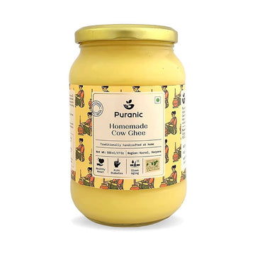 Puranic Homemade Cow Ghee | A2 Desi Cow Ghee | Homemade | Hand-churned using Bilona | Highly Nutritious