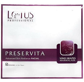 Lotus Professional Preservita Vino Grapes Marmalade Advanced Skin Radiance Facia Kit