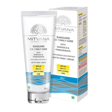 Mitvana Sunguard 2 in 1 Daily Care SPF-30 (Marigold & Pomegranate)