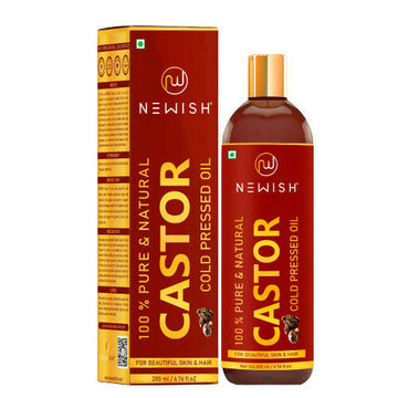 Newish Pure & Natural Castor Oil for Hair & Skin