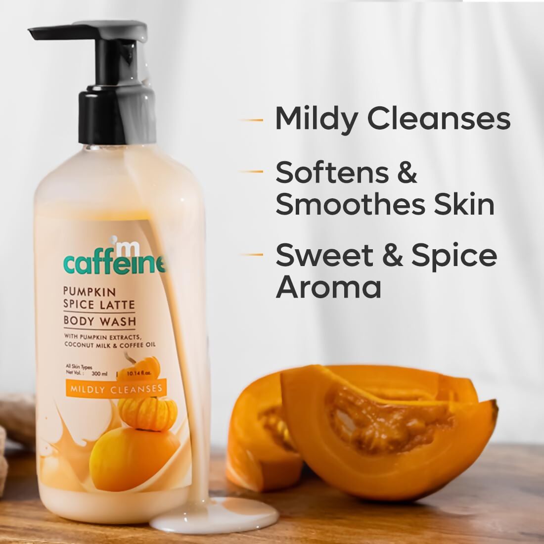 mCaffeine Pumpkin Spice Latte Body Wash