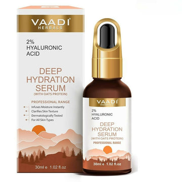 Vaadi Herbals Deep Hydration Serum With 2% Hyaluronic Acid & Oats Protein