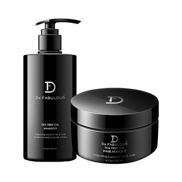 De Fabulous Tea Tree Oil Shampoo + Hair Masque Combo