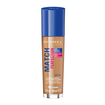 Rimmel London Match Perfection Foundation SPF 15 Caramel