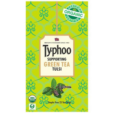 Typhoo Supporting Tulsi Green Tea Bags