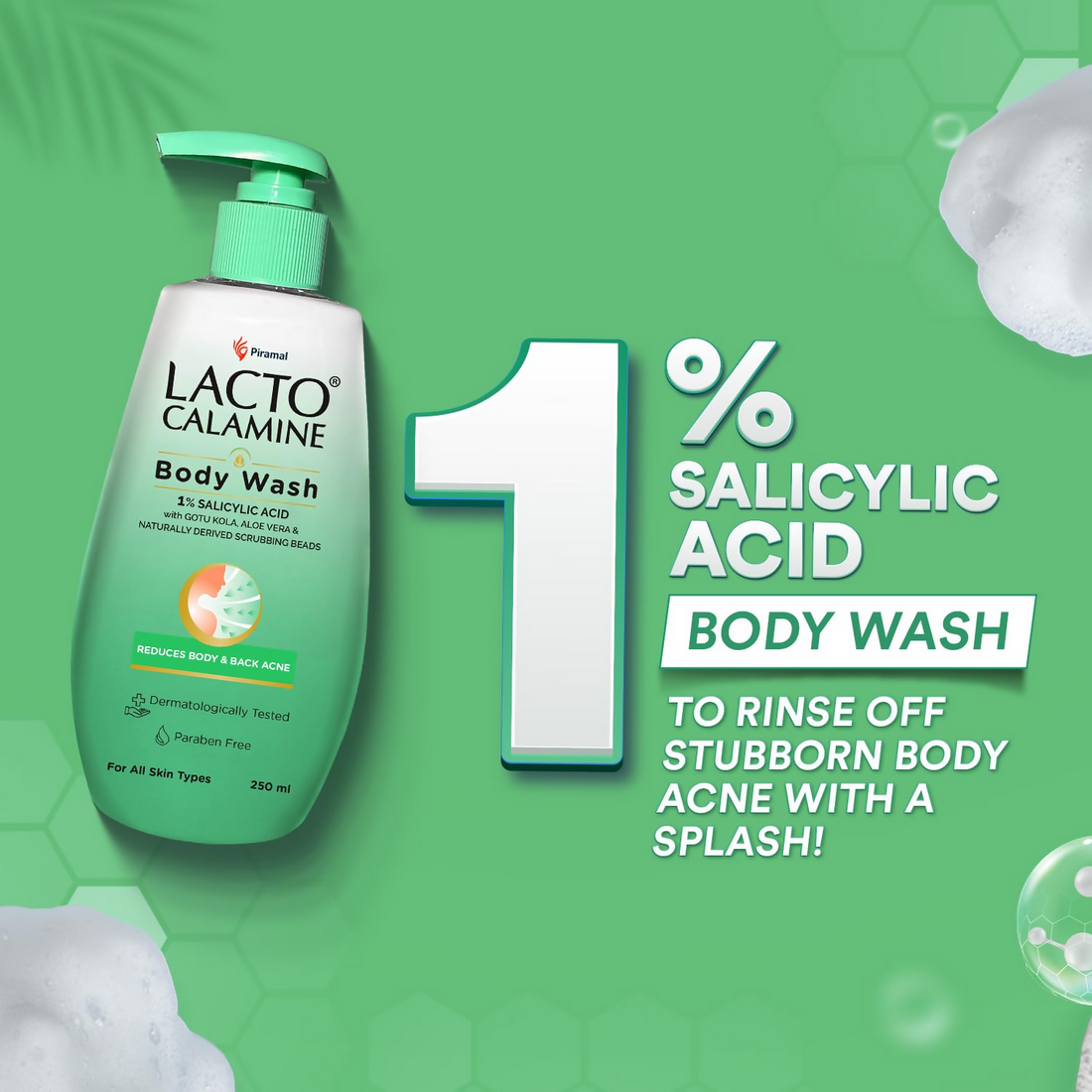 Lacto Calamine 1% Salicylic Acid Body Wash