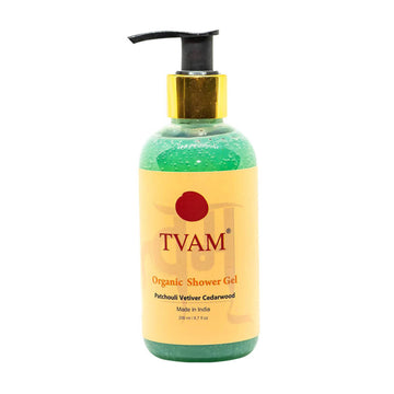 Tvam Patchouli Vetiver Cedarwood Shower Gel
