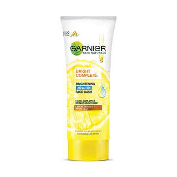 Garnier Bright Complete Brightening Duo Action Face Wash