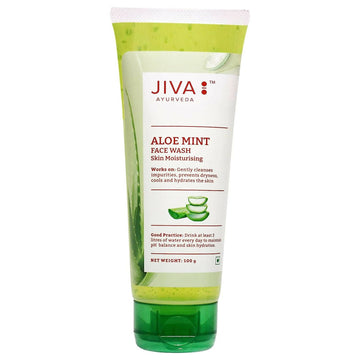 Jiva Ayurveda Aloe Mint Facewash