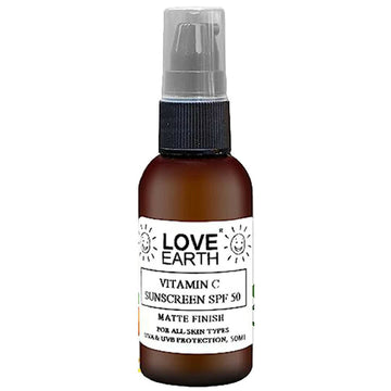 Love Earth Vitamin C 鈥?Sunscreen Spf 50 鈥?Matte Finish
