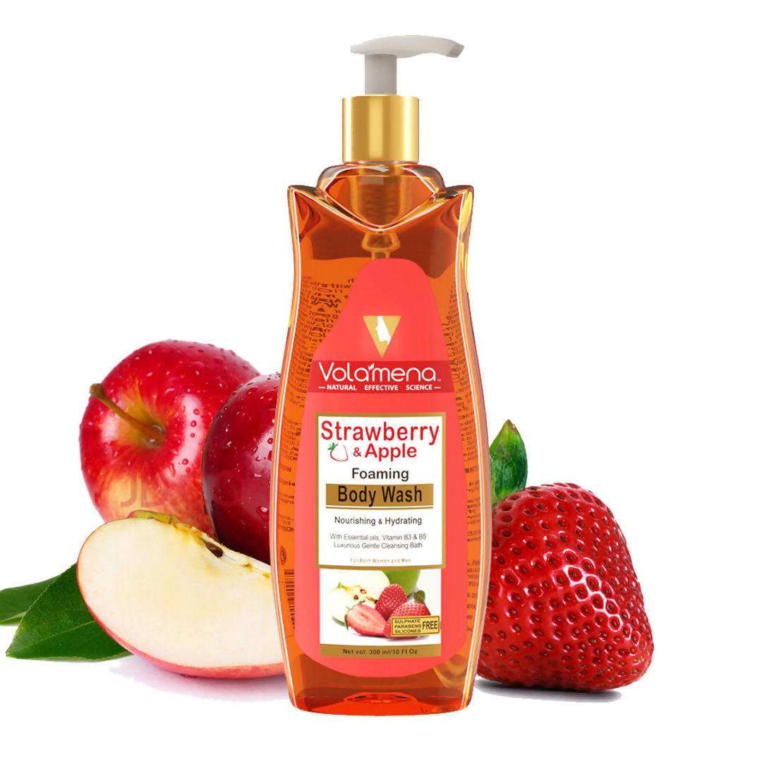 Volamena Strawberry & Apple Foaming Body Wash