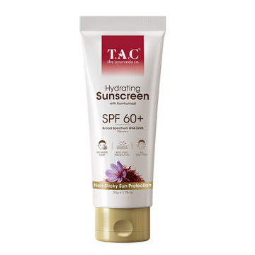 TAC - The Ayurveda Co. Kumkumadi Hydrating Sunscreen SPF 60+ PA++++