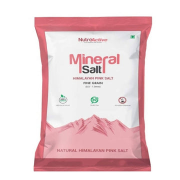 NutroActive Mineral Salt Himalayan Pink Rock Salt Fine Grain