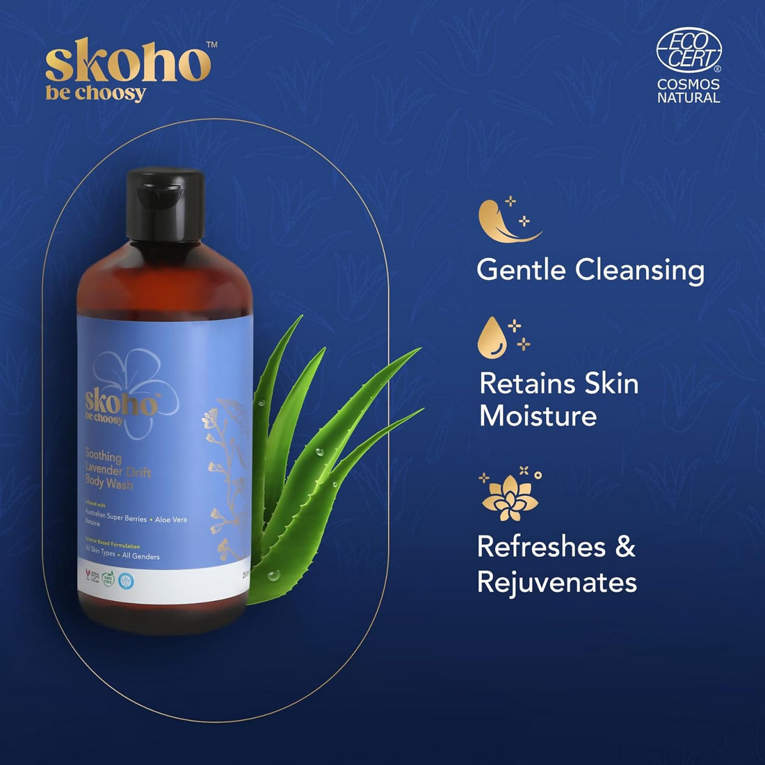 SKOHO 98.046% Natural Body wash