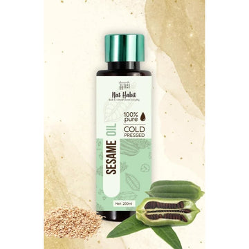 Nat Habit 100% Pure Cold Pressed Sesame (Til) Oil