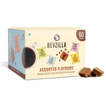 Bevzilla Instant Coffee Cubes Pack with Organic Date Palm Jaggery