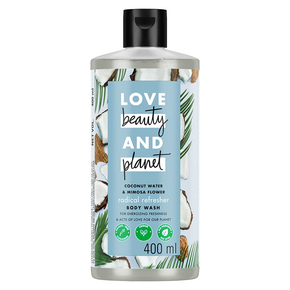 Love Beauty And Planet Coconut Water and Mimosa Flower Body Wash