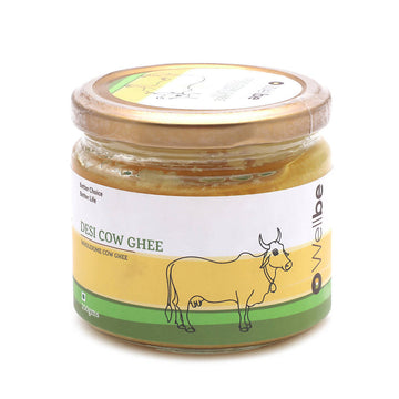 Wellbe Desi Cow Ghee | Indian Hallikar Cow Ghee | Pure A2 Ghee | Natural & Healthy | Better Choice - Better Life