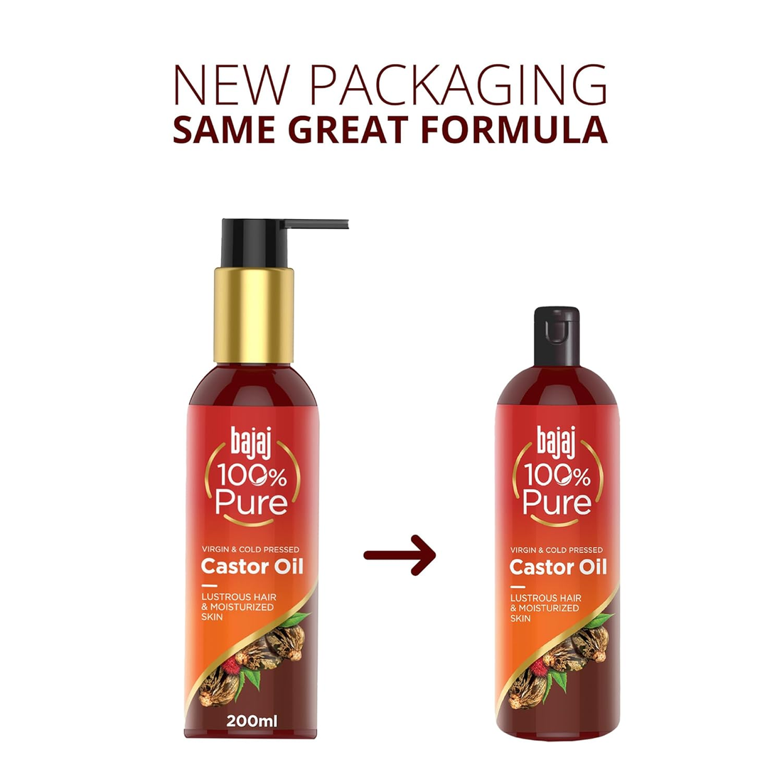 Bajaj 100% Pure Castor Oil