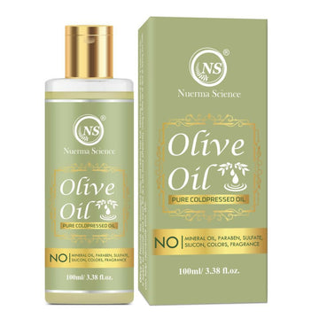 Nuerma Science Olive Oil for Skin & Hair (For Moisturize Dry Lips, Hair, Skin & Massage)