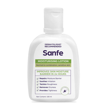 Sanfe Moisturising Lotion Improves skin moisture in 24 hour Moisturizer