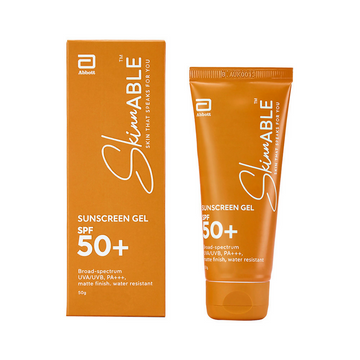 Skinnable Sunscreen Gel SPF 50+, Protects from Dark Spots & Premature Aging