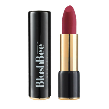 BlushBee Organic Beauty Lip Nourishing Vegan Lipstick - Deep Hue Maroon