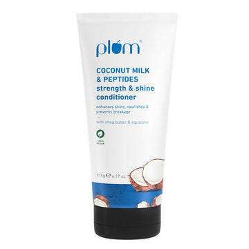 Plum Coconut Milk & Peptides Hair Mask For Soft, Shiny Hair