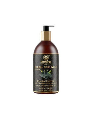 Mantra Organics Charcoal Body Wash For Men