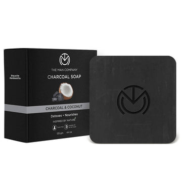 The Man Company Charcoal Soap Bar - Charcoal & Coconut