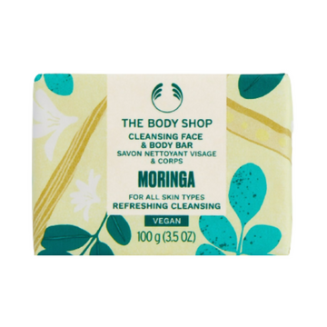 The Body Shop Moringa Cleansing Face & Body Bar
