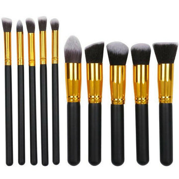 Favon Pack of 10 Professional Makeup Brushes