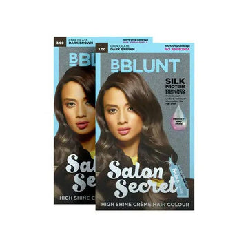 BBlunt Salon Secret High Shine Crème Hair Colour Chocolate Dark Brown