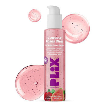 PLIX The Plant Fix Guava & Roses 2-in-1 Fat Water Toner Serum Hydrates Skin & Balances pH Levels