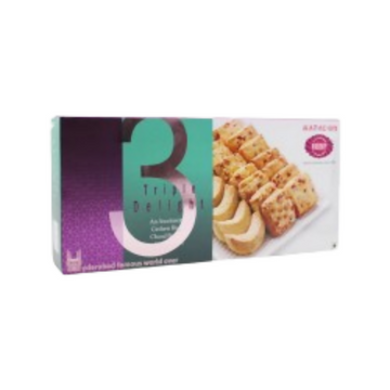 Karachi Bakery Triple Delight (Cashew, Chand, Fruit)