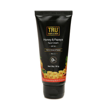 Tru Hair & Skin Honey & Papaya SPF 50 Face Cream