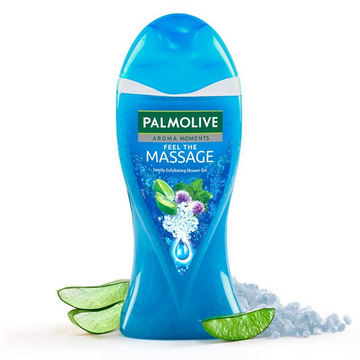 Palmolive Aloevera & Thermal Minerals Feel The Massage, Exfoliating Moisturizing Body Wash
