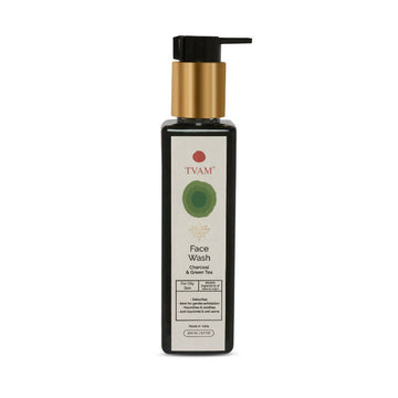 Tvam Charcoal Green Tea Face Wash