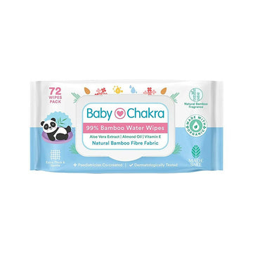 BabyChakra 99% Bamboo Water Soft Wipes