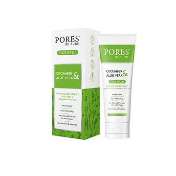 Pores Be Pure Cucumber Face Wash With Aloe Vera Gel