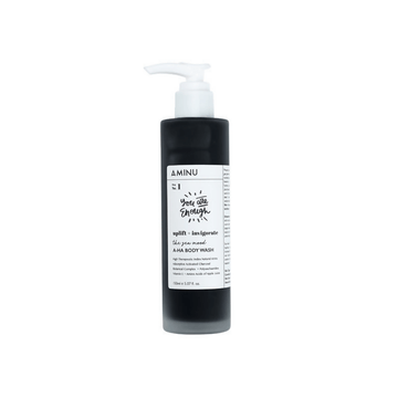 Aminu AHA Body Wash for De-Tanning, Spot-Correction