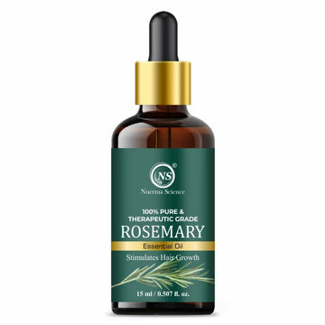 Nuerma Science Rosemary Essential Oil (100% Pure) for Hair Growth & Collagen Boosting