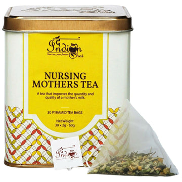 The Indian Chai – Nursing Mothers Tea 30 Pyramid Tea Bags