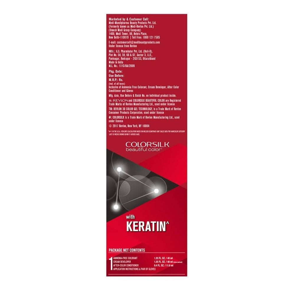 Revlon ColorSilk Beautiful Color - Dark Mahogany Brown 3RB 