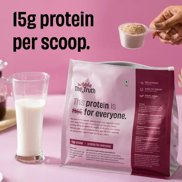 the whole truth Whey Protein Powder 15 g - Ragi Cocoa