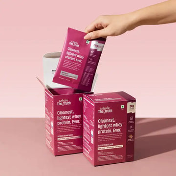 The Whole Truth Whey Protein Powder 24g - Light Cocoa Sachets